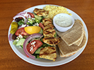 CHICKEN SOUVLAKI PLATE